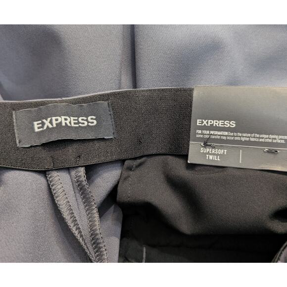 Express Supersoft Twill Boot High Rise Pants Gray Size M NWT - Picture 6 of 8